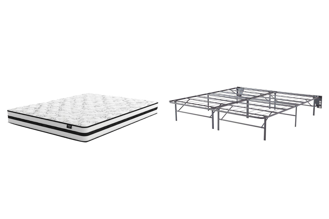 8 Inch Chime Innerspring Mattress Set - Massey's Furniture Barn (Watertown, NY) 