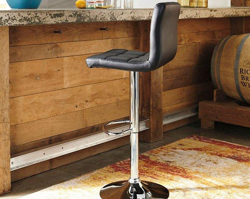 Bellatier Adjustable Height Bar Stool - Massey's Furniture Barn (Watertown, NY) 