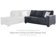Altari Sleeper Sectional with Chaise - Massey's Furniture Barn (Watertown, NY) 