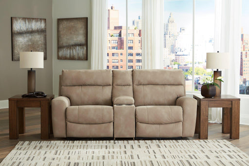 Next-Gen DuraPella Power Reclining Sectional Loveseat with Console - Massey's Furniture Barn (Watertown, NY) 