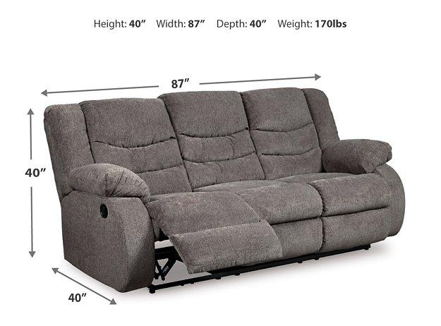 Tulen Reclining Sofa - Massey's Furniture Barn (Watertown, NY) 