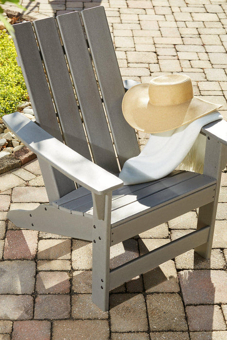 Visola Outdoor Adirondack Chair Set with End Table - Massey's Furniture Barn (Watertown, NY) 