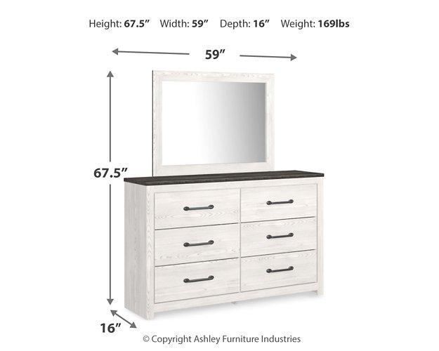 Gerridan Dresser and Mirror - Massey's Furniture Barn (Watertown, NY) 