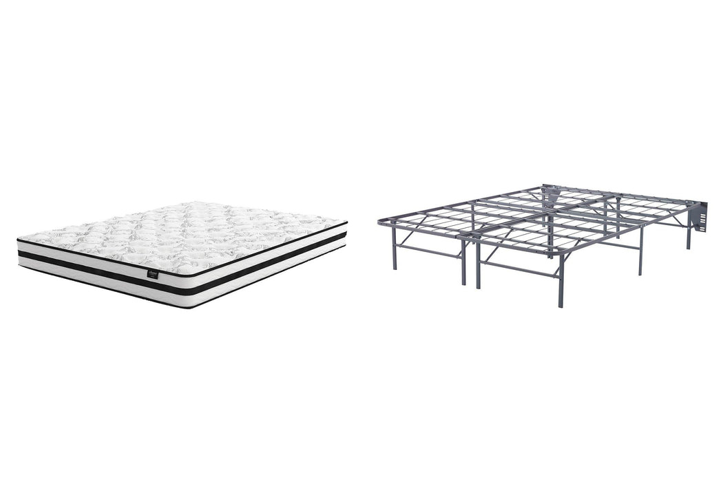 8 Inch Chime Innerspring Mattress Set - Massey's Furniture Barn (Watertown, NY) 