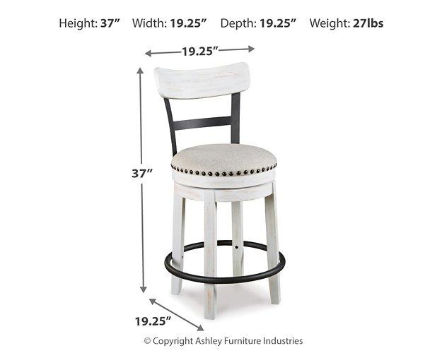 Valebeck Counter Height Bar Stool - Massey's Furniture Barn (Watertown, NY) 