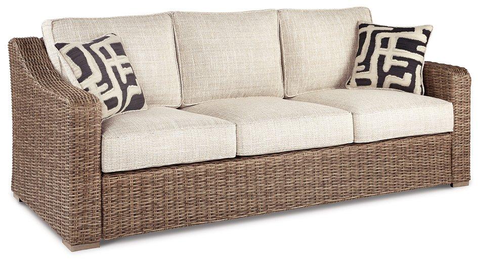Beachcroft Outdoor Sofa with Cushion - Massey's Furniture Barn (Watertown, NY) 