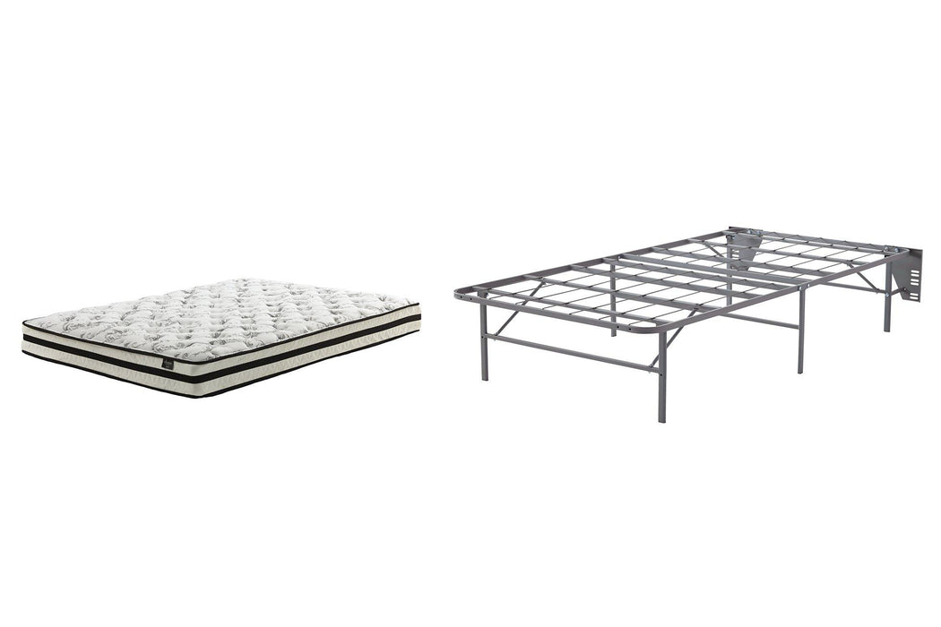 8 Inch Chime Innerspring Mattress Set - Massey's Furniture Barn (Watertown, NY) 