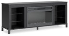 Cayberry 60" TV Stand with Electric Fireplace - Massey's Furniture Barn (Watertown, NY) 