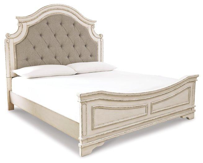 Realyn Upholstered Bed - Massey's Furniture Barn (Watertown, NY) 