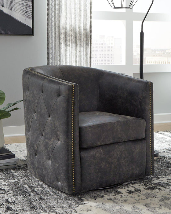 Brentlow Swivel Accent Chair - Massey's Furniture Barn (Watertown, NY) 