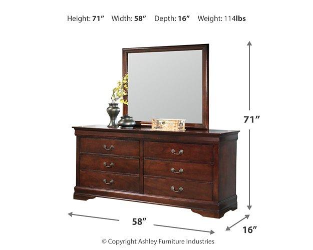 Alisdair Dresser and Mirror - Massey's Furniture Barn (Watertown, NY) 