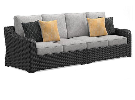 Beachcroft 2-Piece Outdoor Loveseat with Cushion - Massey's Furniture Barn (Watertown, NY) 