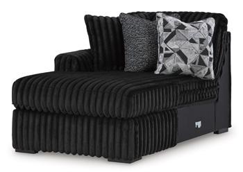 Midnight-Madness Sectional with Chaise - Massey's Furniture Barn (Watertown, NY) 