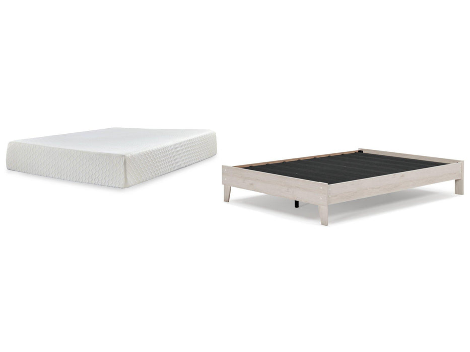 Socalle Bed and Mattress Set - Massey's Furniture Barn (Watertown, NY) 