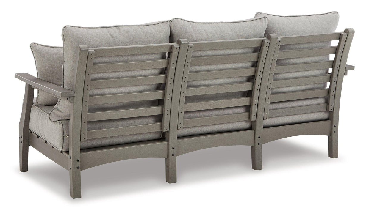 Visola Outdoor Sofa and Loveseat Set - Massey's Furniture Barn (Watertown, NY) 
