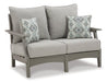Visola Outdoor Sofa and Loveseat Set - Massey's Furniture Barn (Watertown, NY) 