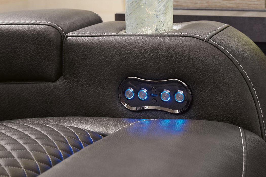 Fyne-Dyme Power Recliner - Massey's Furniture Barn (Watertown, NY) 