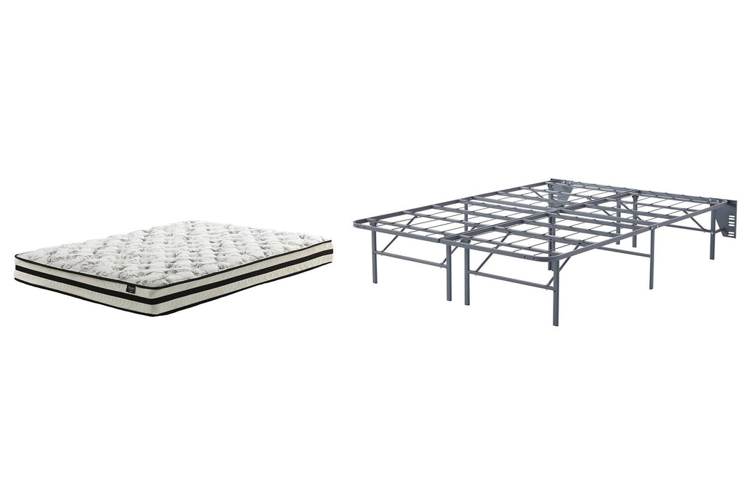 8 Inch Chime Innerspring Mattress Set - Massey's Furniture Barn (Watertown, NY) 