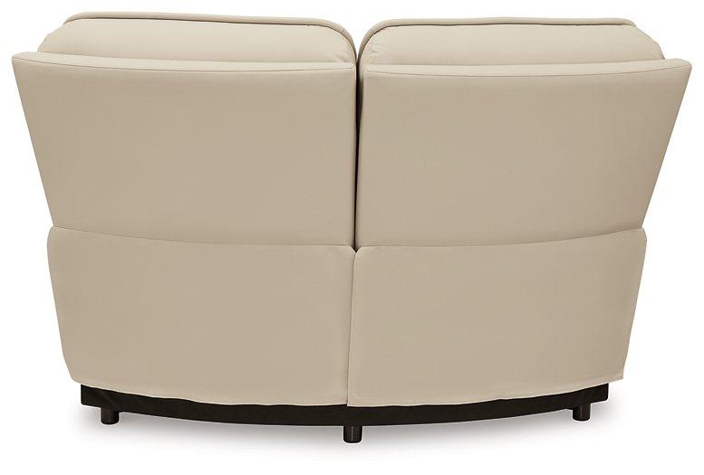 Double Deal Reclining Sectional with Console - Massey's Furniture Barn (Watertown, NY) 