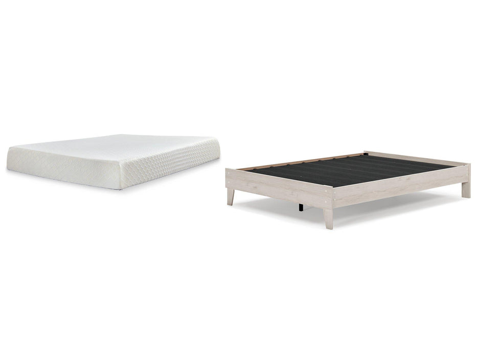 Socalle Bed and Mattress Set - Massey's Furniture Barn (Watertown, NY) 