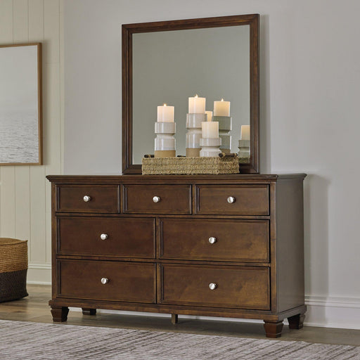 Danabrin Dresser and Mirror - Massey's Furniture Barn (Watertown, NY) 