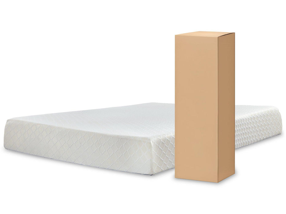10 Inch Chime Memory Foam Mattress Set - Massey's Furniture Barn (Watertown, NY) 