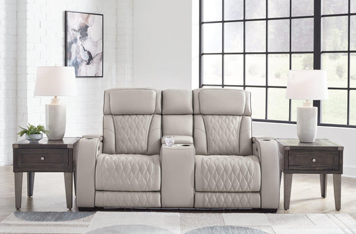Boyington Power Reclining Loveseat with Console - Massey's Furniture Barn (Watertown, NY) 