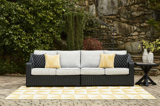 Beachcroft 2-Piece Outdoor Loveseat with Cushion - Massey's Furniture Barn (Watertown, NY) 
