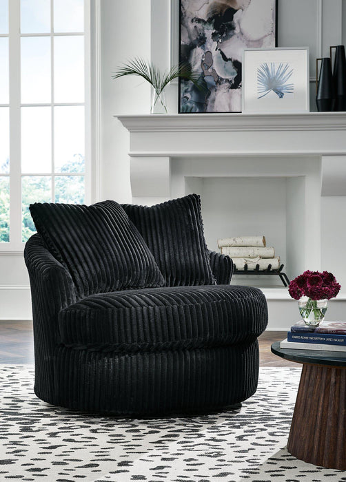 Gramwell Swivel Accent Chair - Massey's Furniture Barn (Watertown, NY) 