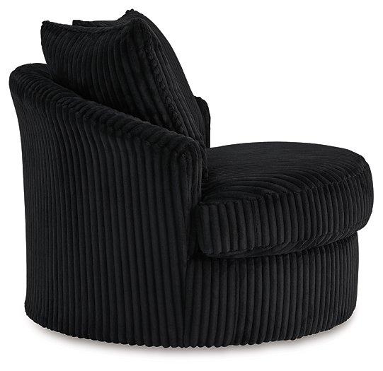 Gramwell Swivel Accent Chair - Massey's Furniture Barn (Watertown, NY) 