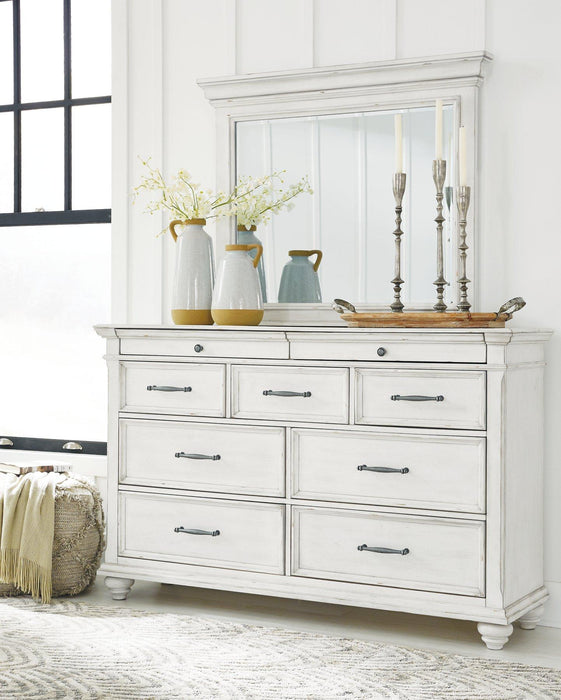 Kanwyn Dresser and Mirror - Massey's Furniture Barn (Watertown, NY) 