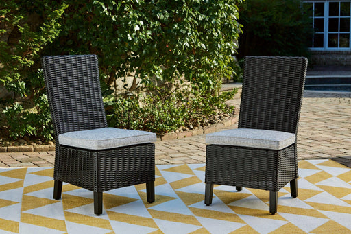 Beachcroft Outdoor Side Chair with Cushion (Set of 2) - Massey's Furniture Barn (Watertown, NY) 