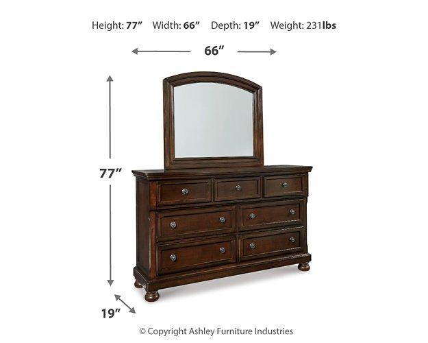 ashley furniture dresser with mirror Andonhall and in White by 19th century Ashley Furniture Vandenmore Medium Brown