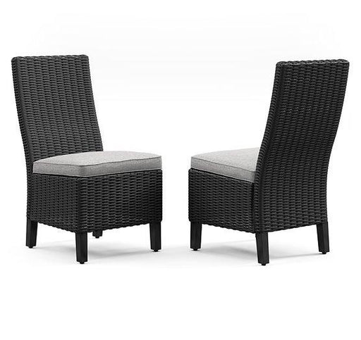 Beachcroft Outdoor Side Chair with Cushion (Set of 2) - Massey's Furniture Barn (Watertown, NY) 