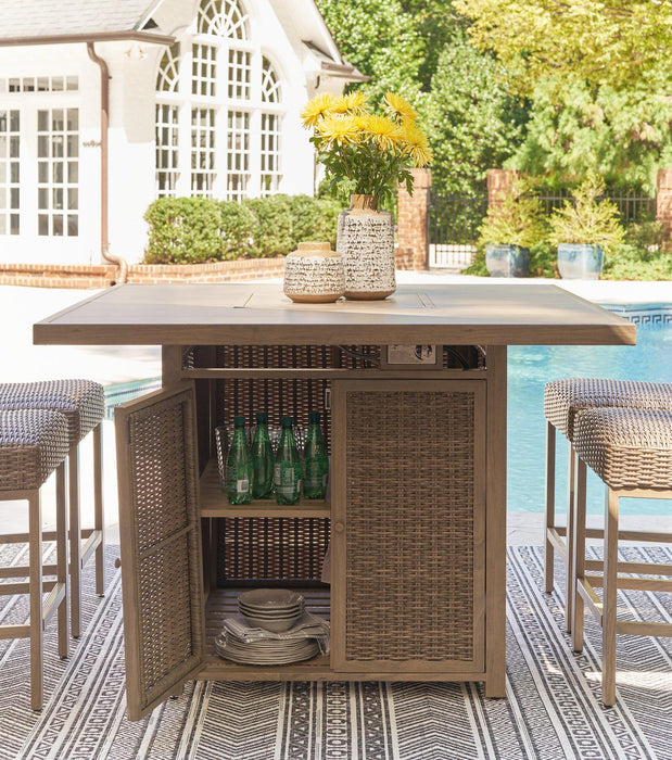 Walton Bridge Outdoor Dining Set - Massey's Furniture Barn (Watertown, NY) 