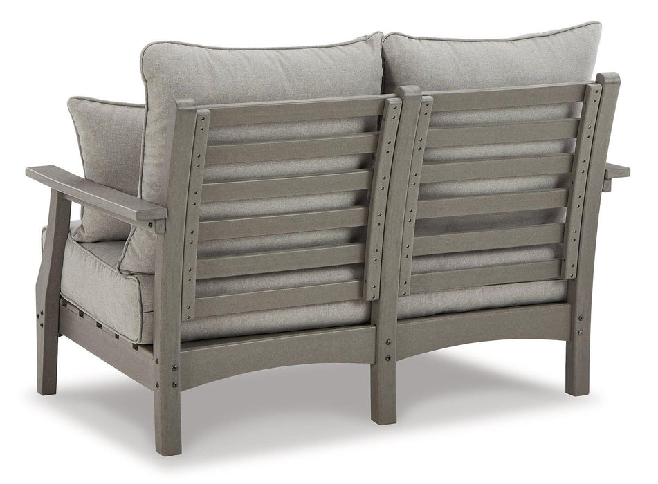 Visola Outdoor Sofa and Loveseat Set - Massey's Furniture Barn (Watertown, NY) 