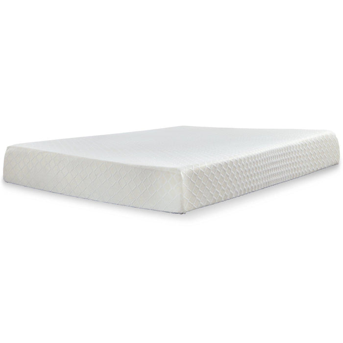 10 Inch Chime Memory Foam Mattress Set - Massey's Furniture Barn (Watertown, NY) 