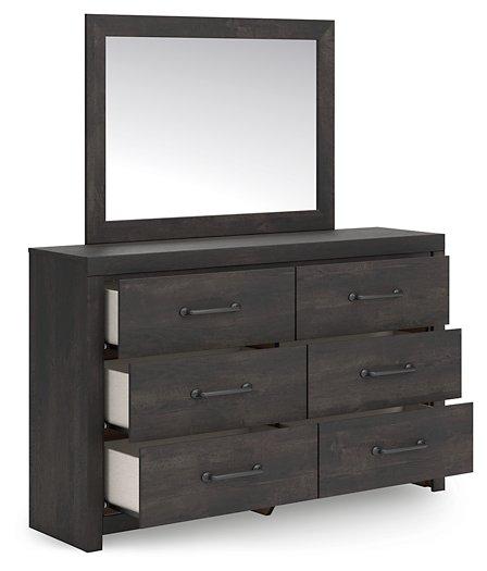 Hollivern Dresser and Mirror - Massey's Furniture Barn (Watertown, NY) 