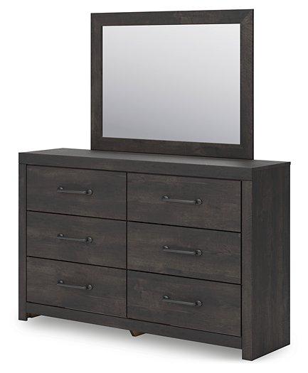 Hollivern Dresser and Mirror - Massey's Furniture Barn (Watertown, NY) 