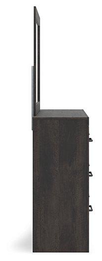 Hollivern Dresser and Mirror - Massey's Furniture Barn (Watertown, NY) 