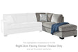 Altari Sleeper Sectional with Chaise - Massey's Furniture Barn (Watertown, NY) 
