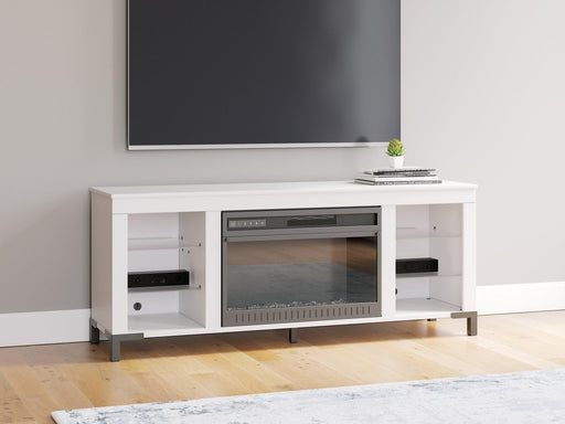 Brollevi 60" TV Stand with Electric Fireplace - Massey's Furniture Barn (Watertown, NY) 