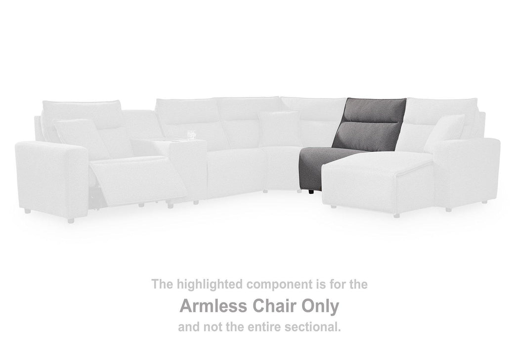 Modmax II Power Reclining Sectional with Audio Consoles - Massey's Furniture Barn (Watertown, NY) 