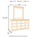 Huey Vineyard Dresser and Mirror - Massey's Furniture Barn (Watertown, NY) 
