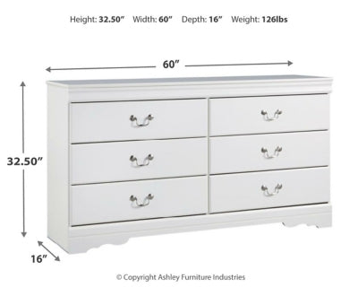 Anarasia Dresser - Massey's Furniture Barn (Watertown, NY) 