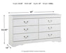 Anarasia Dresser - Massey's Furniture Barn (Watertown, NY) 