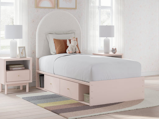 Wistenpine Upholstered Bed with Storage - Massey's Furniture Barn (Watertown, NY) 