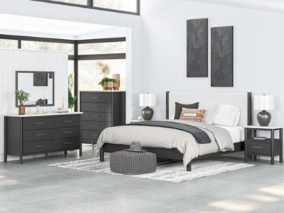 Cadmori Upholstered Bed - Massey's Furniture Barn (Watertown, NY) 