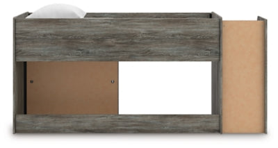Frandern Loft Bed with Bookcase Storage - Massey's Furniture Barn (Watertown, NY) 