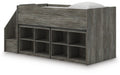 Frandern Loft Bed with Bookcase Storage - Massey's Furniture Barn (Watertown, NY) 